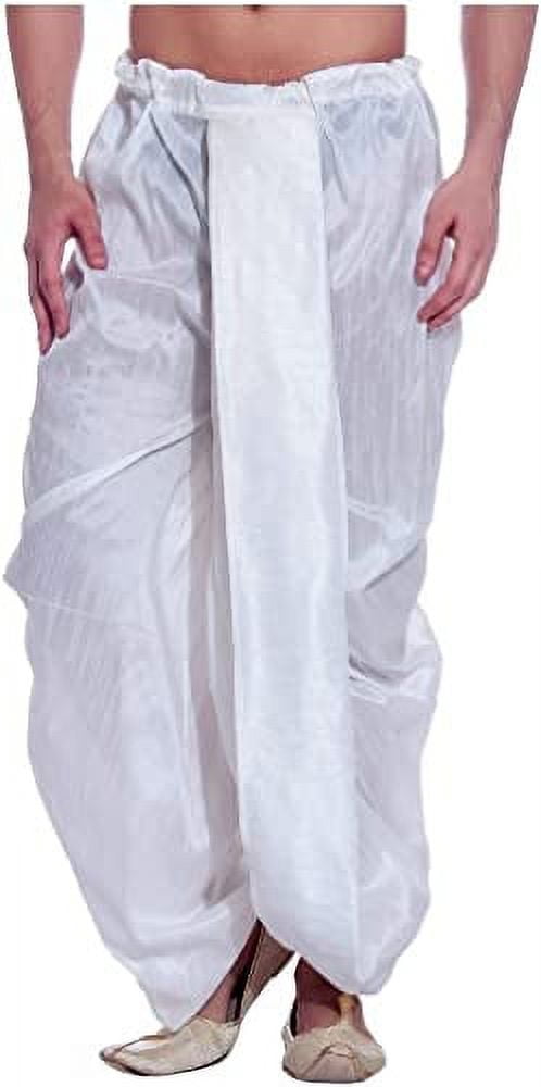 Buy Benstoke Men's White Silk Blend Solid Kurta with Dhoti Pant Set Online  at Best Prices in India - JioMart.